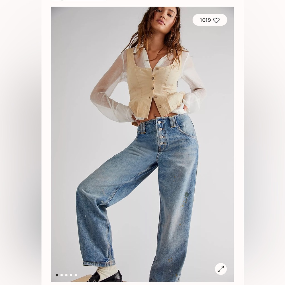 Free People We The Free Maryel Mid-Rise Boyfriend Jeans
